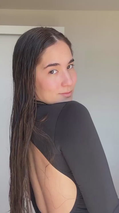 Body costas nuas com manga